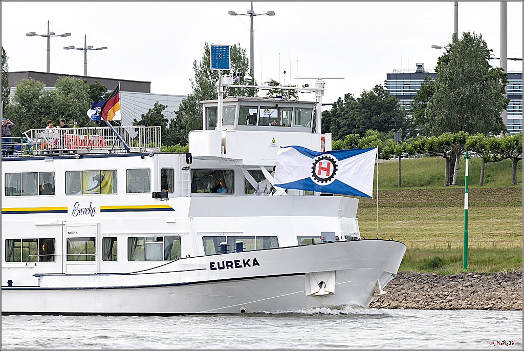 100 Jahre Rheinwoche 2022 - 2. Wettfahrt  Hitdorf - Duesseldorf, 03.06.2022,
